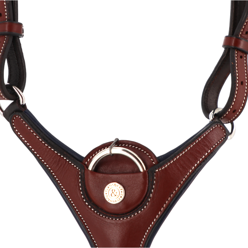 Flags & Cup - Collier de chasse Paris Marron / Marine | - Ohlala