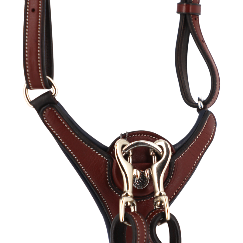 Flags & Cup - Collier de chasse Paris Marron / Marine | - Ohlala