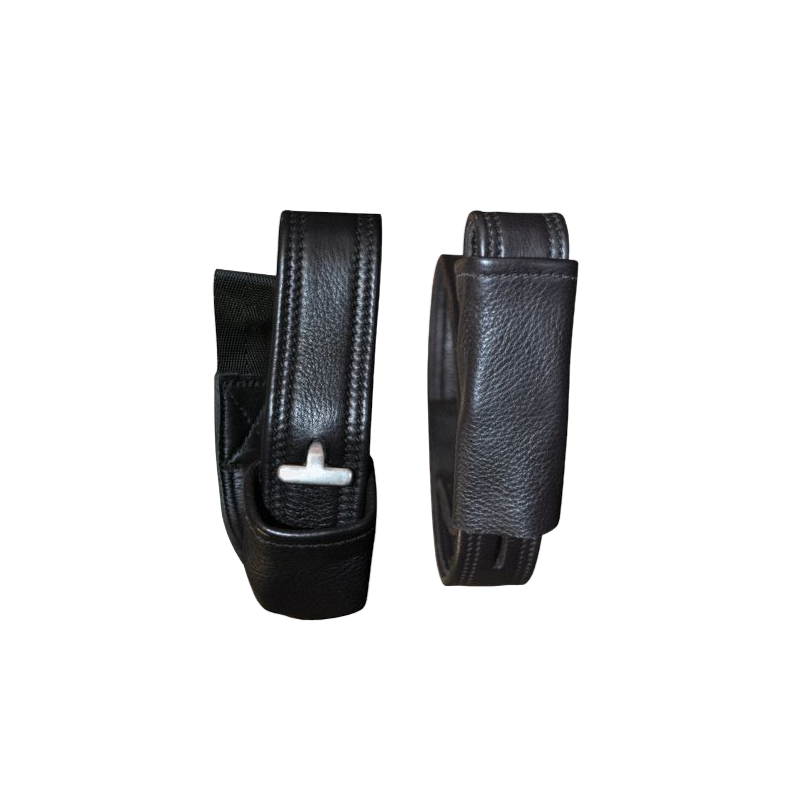 Flags & Cup - Brown hooked stirrup leathers