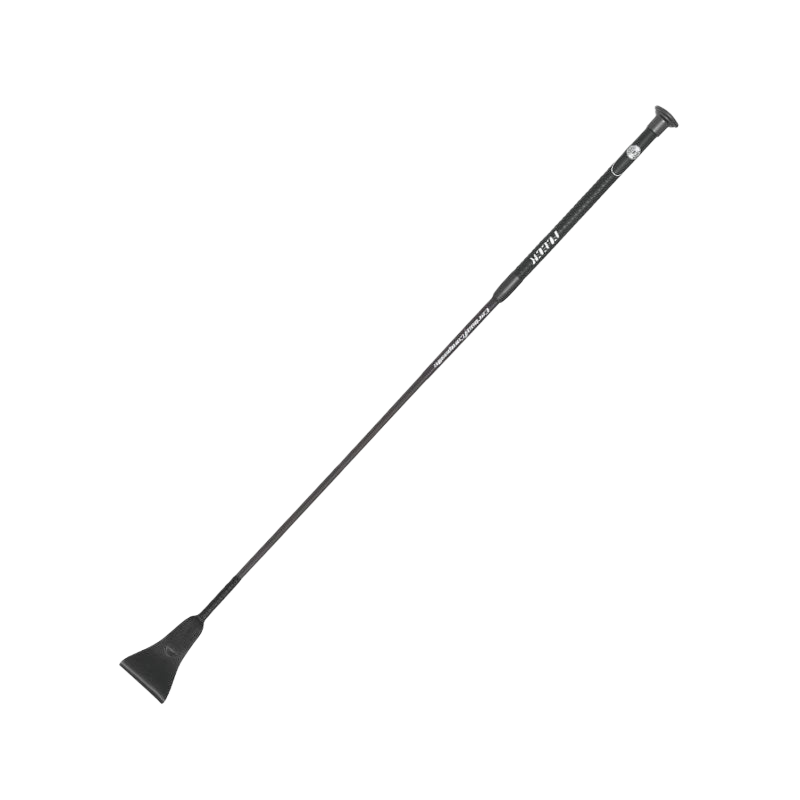 Fleck - Cravache d'obstacles Carbon noir/ graphite | - Ohlala