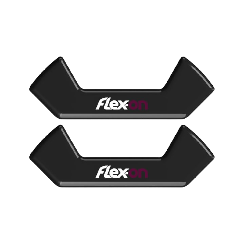 Flex On – Safe On „On“ Aufkleber schwarz/pflaume