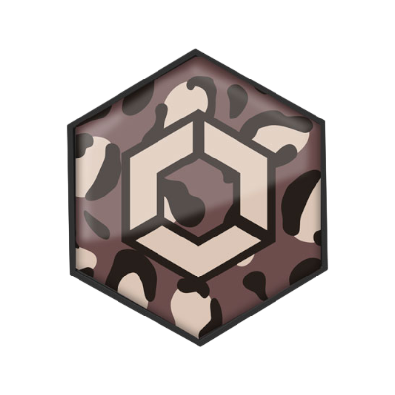 Flex On - Helmet sticker Armet Trex On Leo full choco