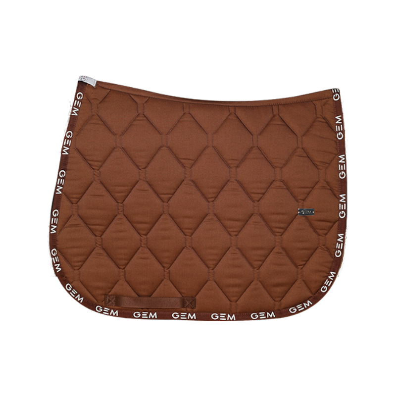 GEM - saddle pad Love chocolate