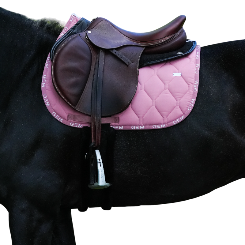GEM - Tapis de selle Love rose | - Ohlala