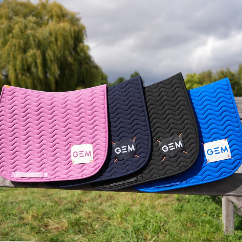 GEM - Tapis de selle Touc Touc marine | - Ohlala