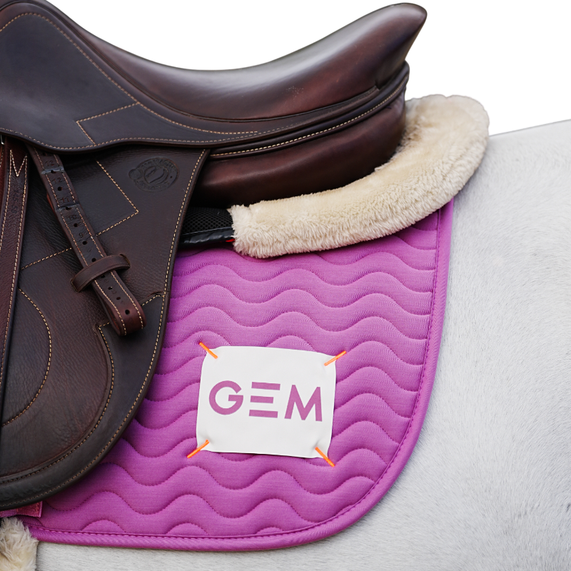 GEM - Tapis de selle Touc Touc rose | - Ohlala