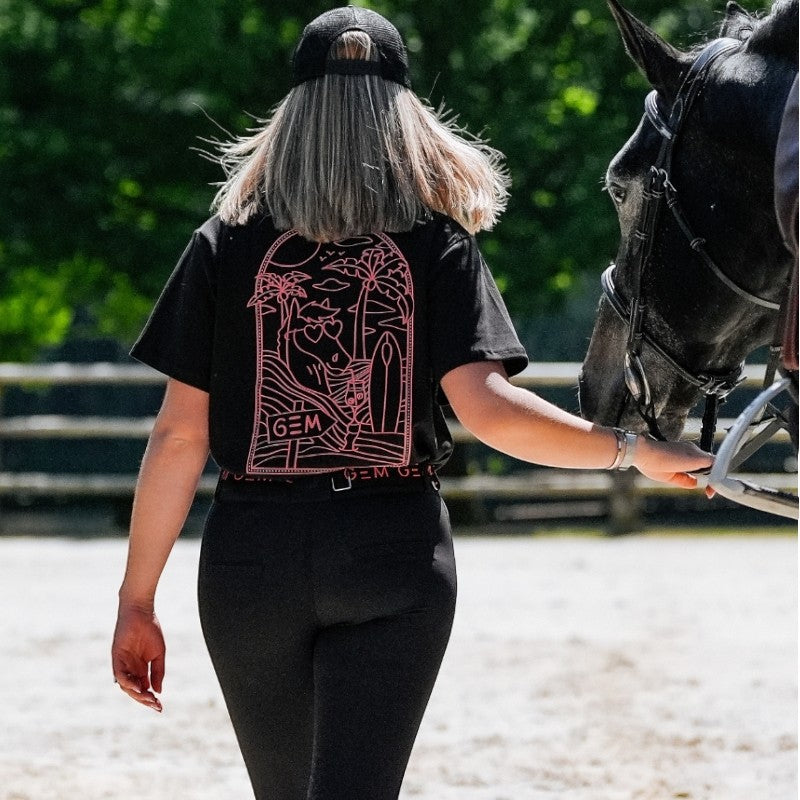 GEM - Dames T-shirt Maho zwart