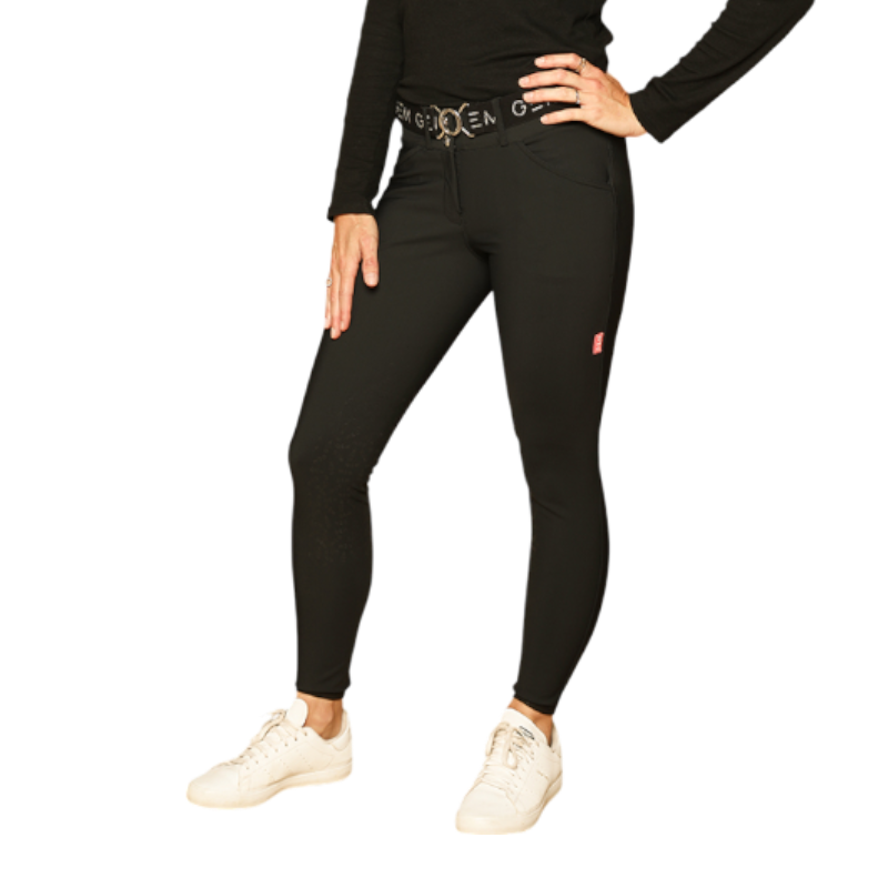GEM - Pantalon d'équitation femme John noir | - Ohlala