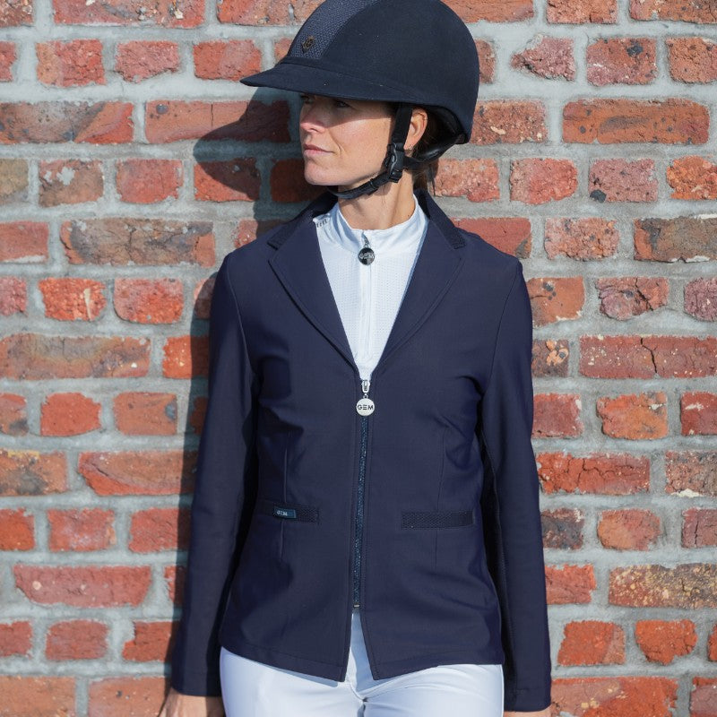 GEM - Veste de concours femme Jinger marine | - Ohlala