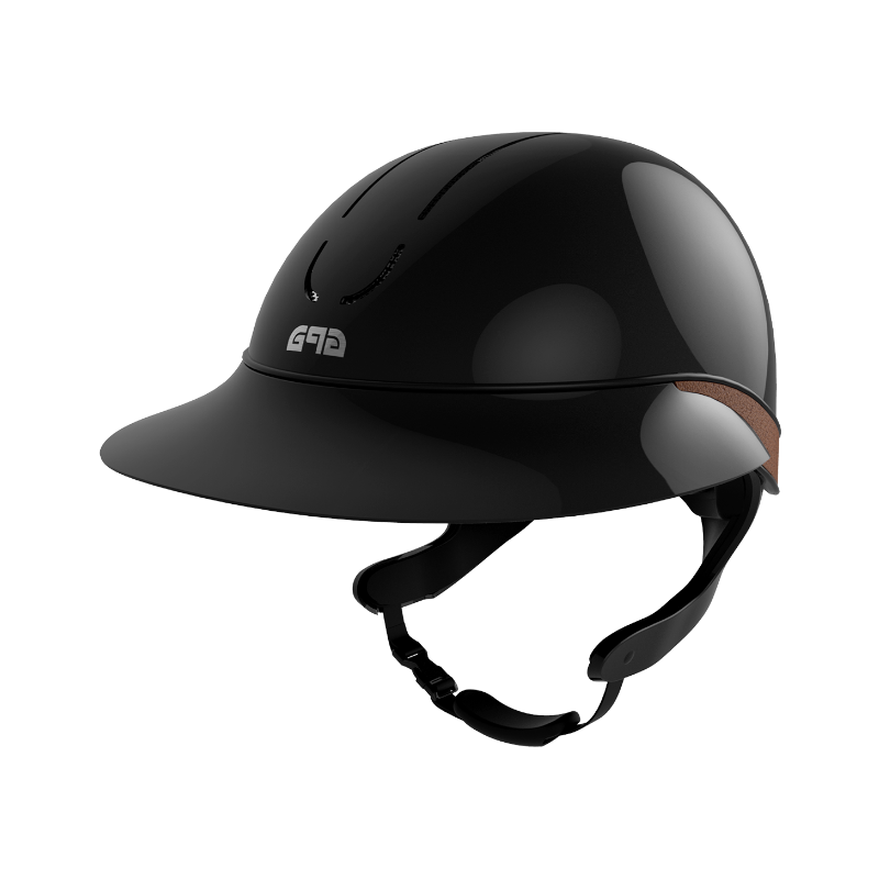 GPA - Casque d'équitation First Lady TLS Global shiny black/ chesnut | - Ohlala