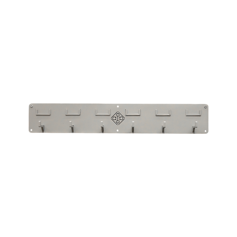 Grooming Deluxe - Porte-bridon 6 crochets et porte-nom argent | - Ohlala
