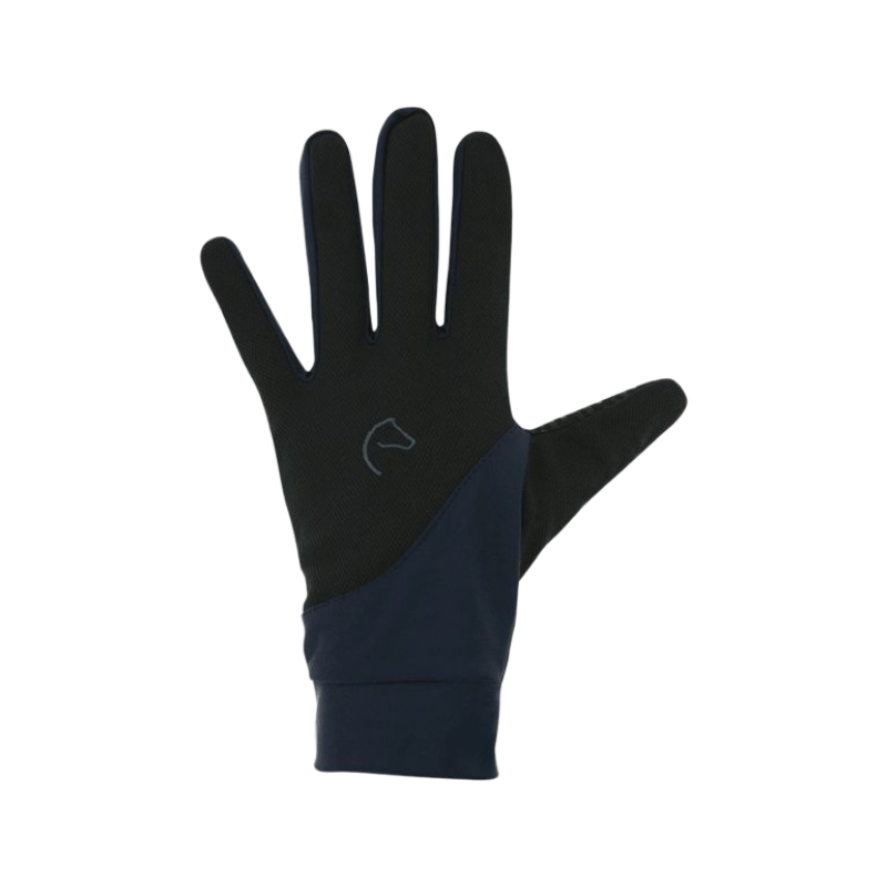 Equithème - Gants Knit digital noir/marine | - Ohlala