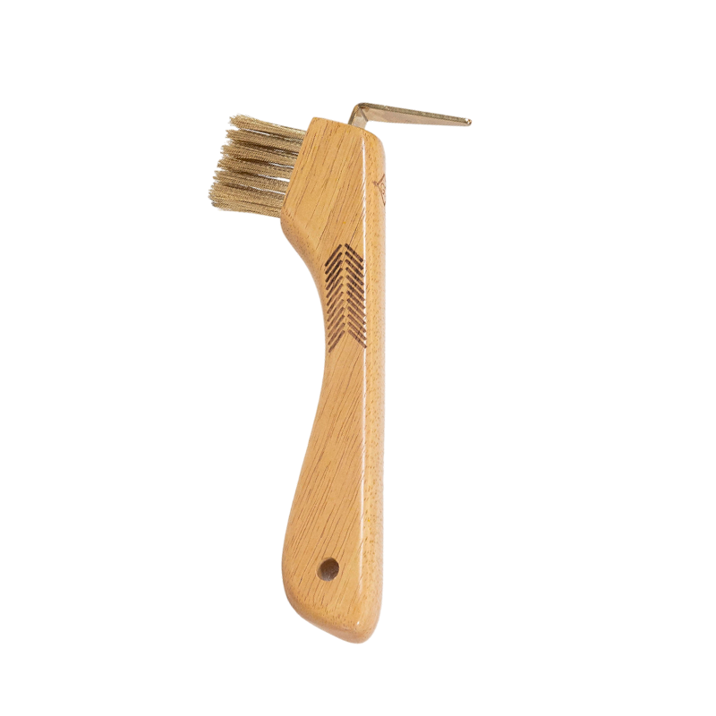 Grooming Deluxe - Cure-pied avec brosse métallique brun | - Ohlala