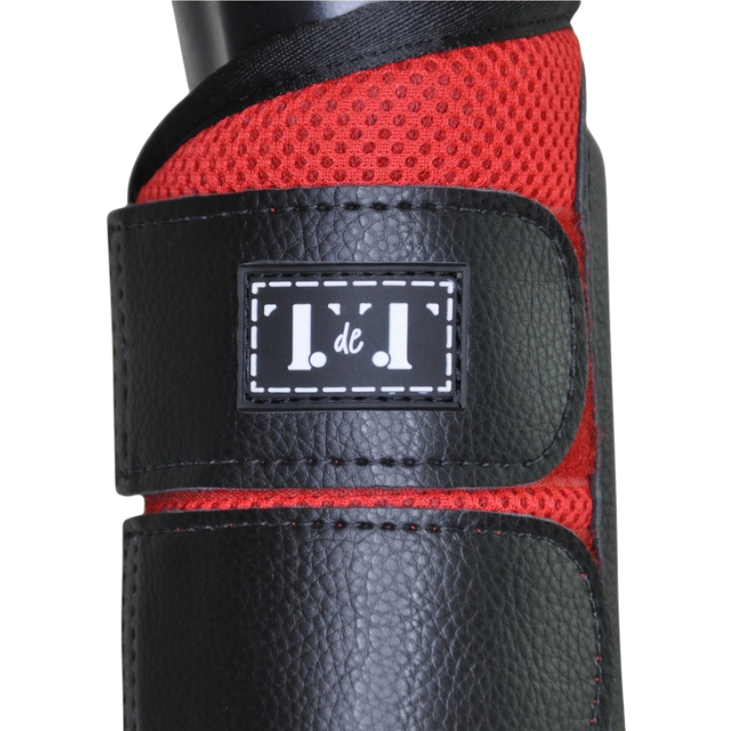 TdeT - Red Mesh & Neoprene Gloves x2