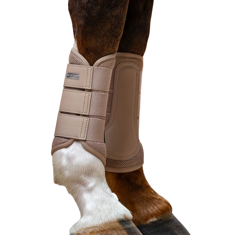 Equestrian Stockholm - Guêtres fermées Mesh sand | - Ohlala