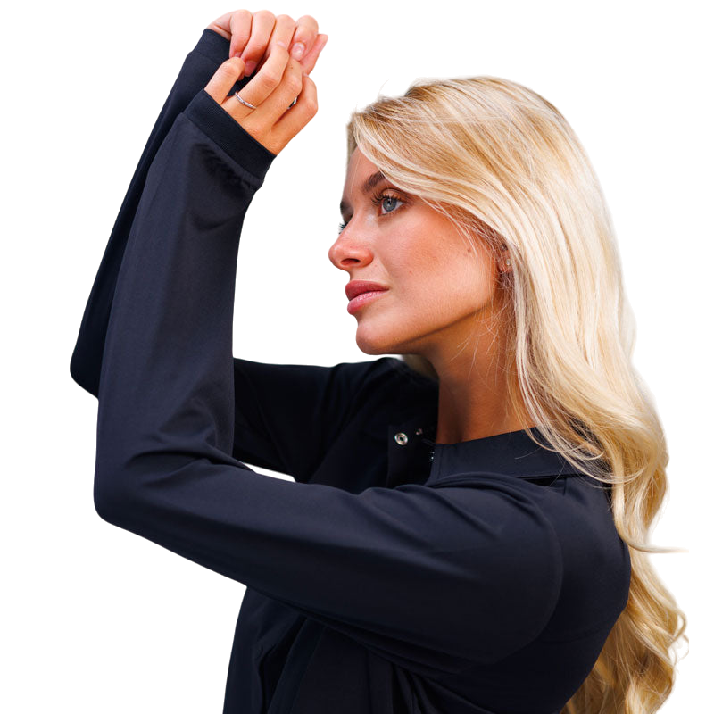 Harcour - Chemise manches longues femme Sharly noir | - Ohlala