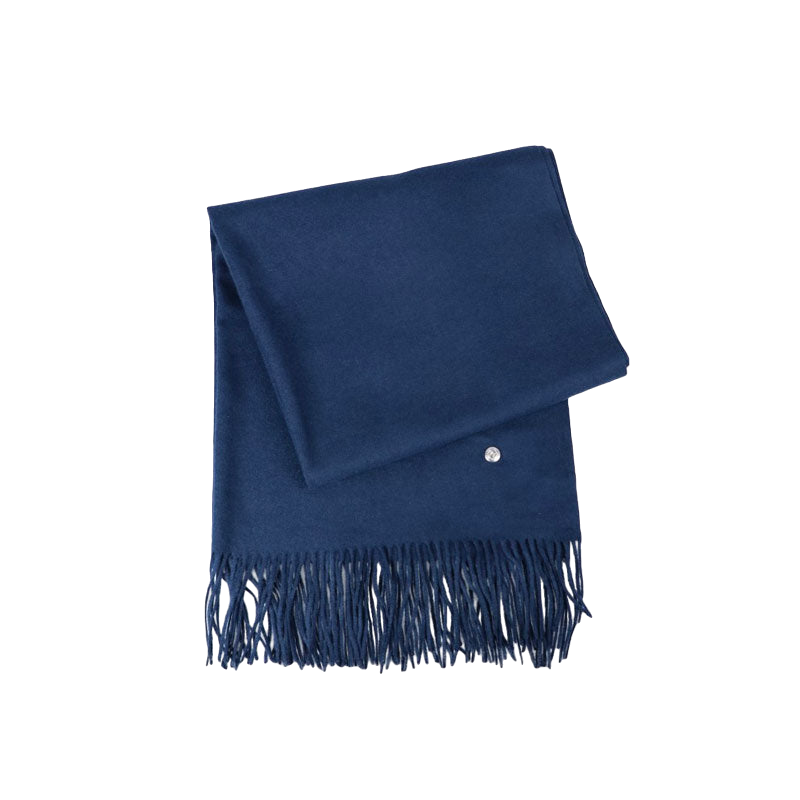 Harcour - Echarpe Scalli marine | - Ohlala