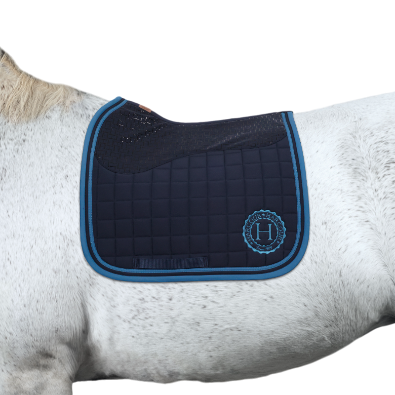 Harcour - Tapis de dressage Sara marine | - Ohlala