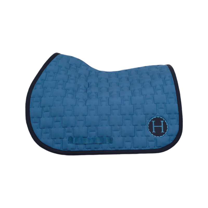 Harcour - Tapis de selle Salva blue steel | - Ohlala