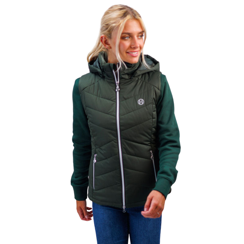 Harcour - Doudoune sans manches femme Best of kaki | - Ohlala