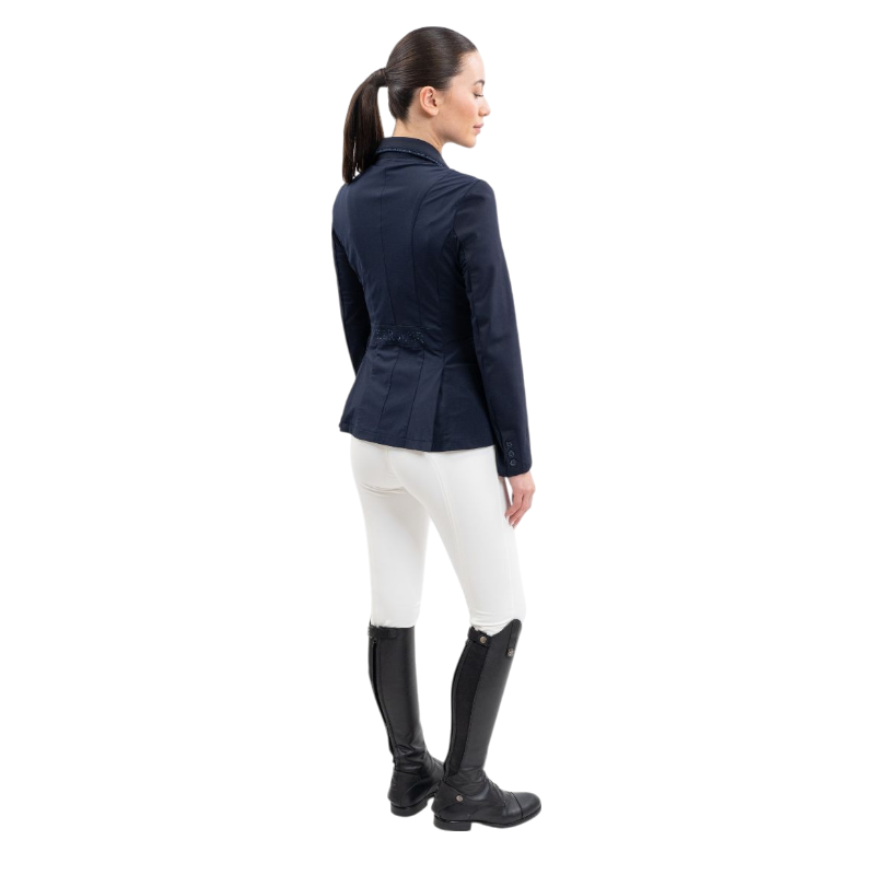 Harcour - Veste de concours femme Oria marine | - Ohlala