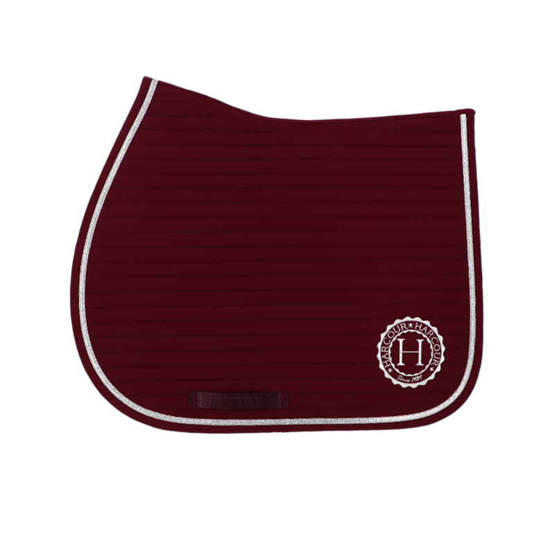 Harcour - Tapis de selle Karembar aubergine | - Ohlala