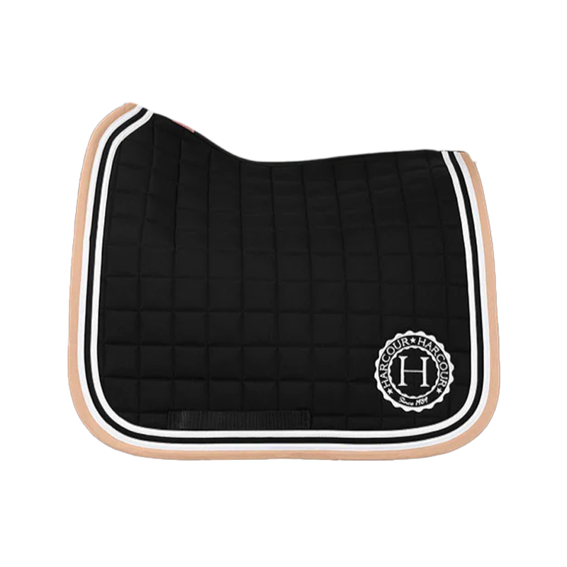 Harcour - Tapis de dressage Soft noir | - Ohlala