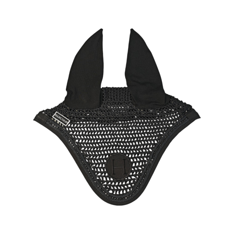 Harcour - Bonnet pour chevaux Fablir Noir | - Ohlala