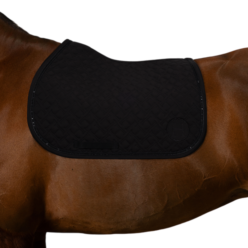 Harcour - Tapis de selle Saphir noir | - Ohlala