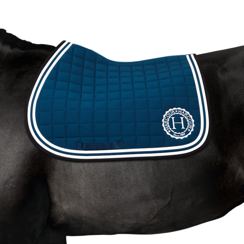 Harcour - Tapis de selle Soft bleu lagon