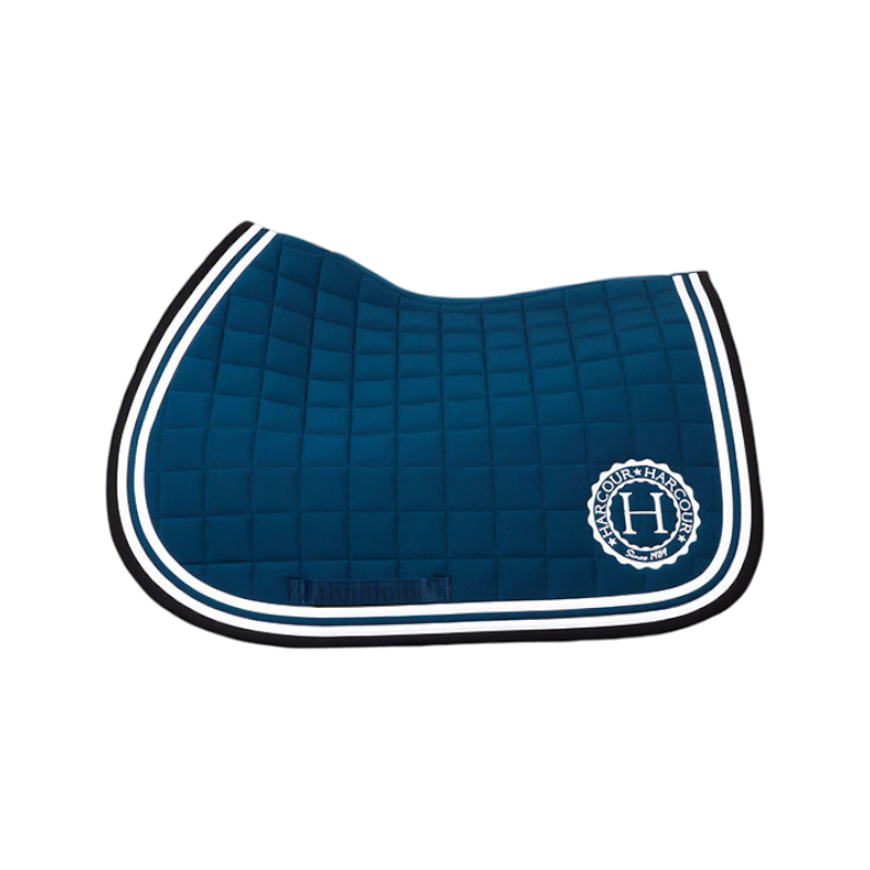 Harcour - Tapis de selle Soft bleu lagon