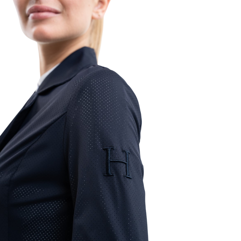 Harcour - Veste de concours femme Jade marine | - Ohlala