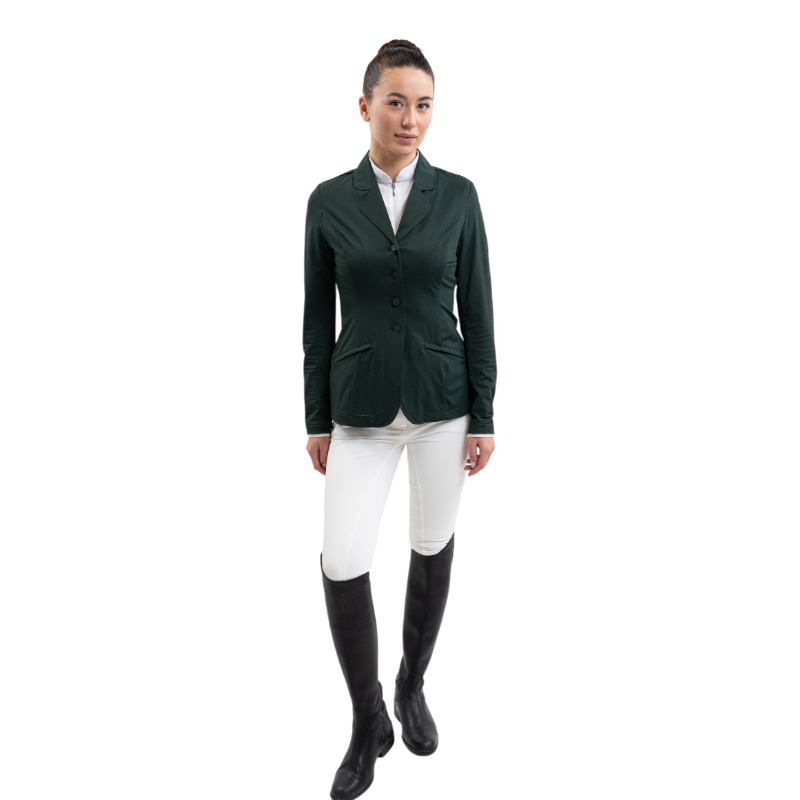Harcour - Veste de concours femme Jade vert jungle | - Ohlala