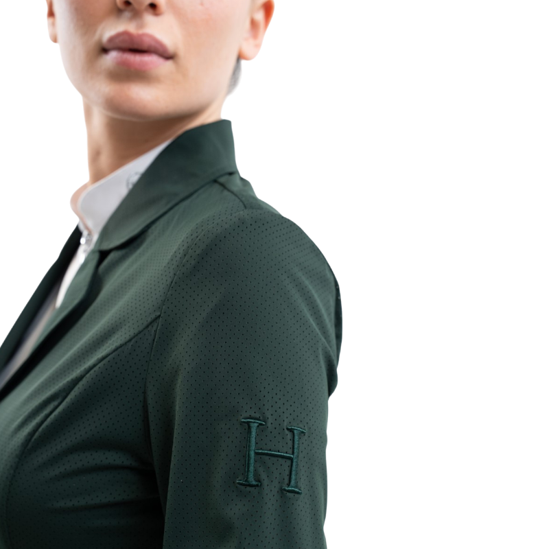 Harcour - Veste de concours femme Jade vert jungle | - Ohlala
