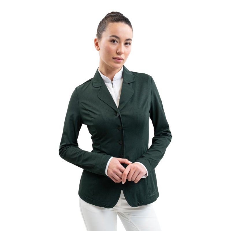 Harcour - Veste de concours femme Jade vert jungle | - Ohlala
