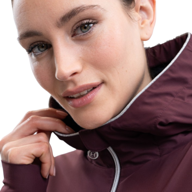Harcour - Veste manches longues femme Simhat aubergine | - Ohlala