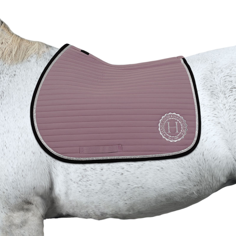Harcour - Tapis de selle Karembar parme | - Ohlala