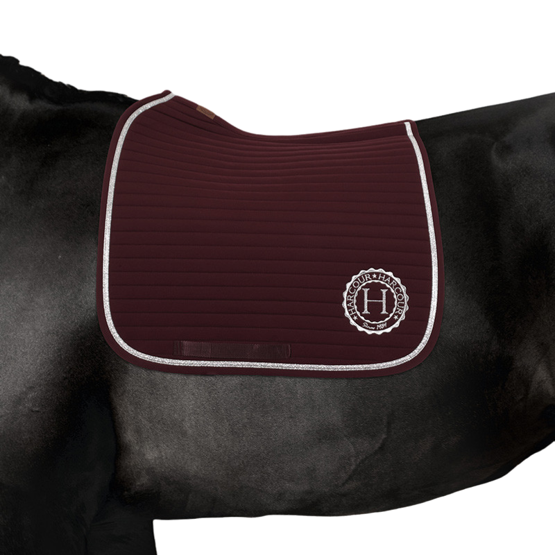 Harcour - Tapis de dressage Karembar aubergine | - Ohlala