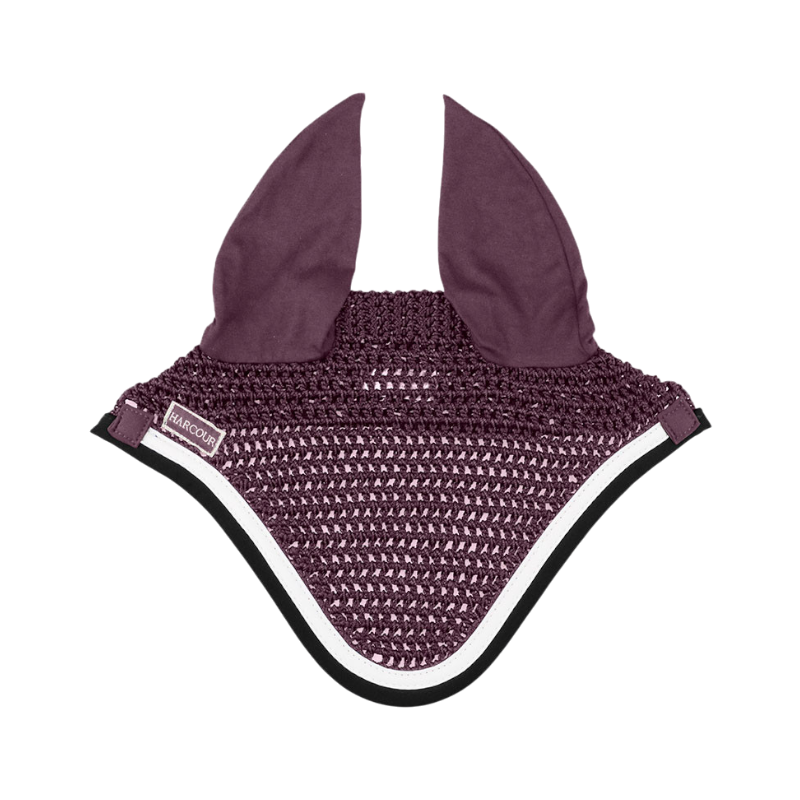 Harcour - Bonnet pour chevaux Feeby aubergine | - Ohlala