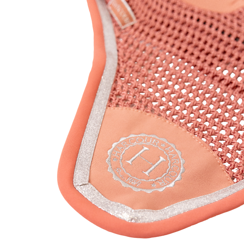 Harcour - Bonnet pour chevaux Fredy rose aurore | - Ohlala