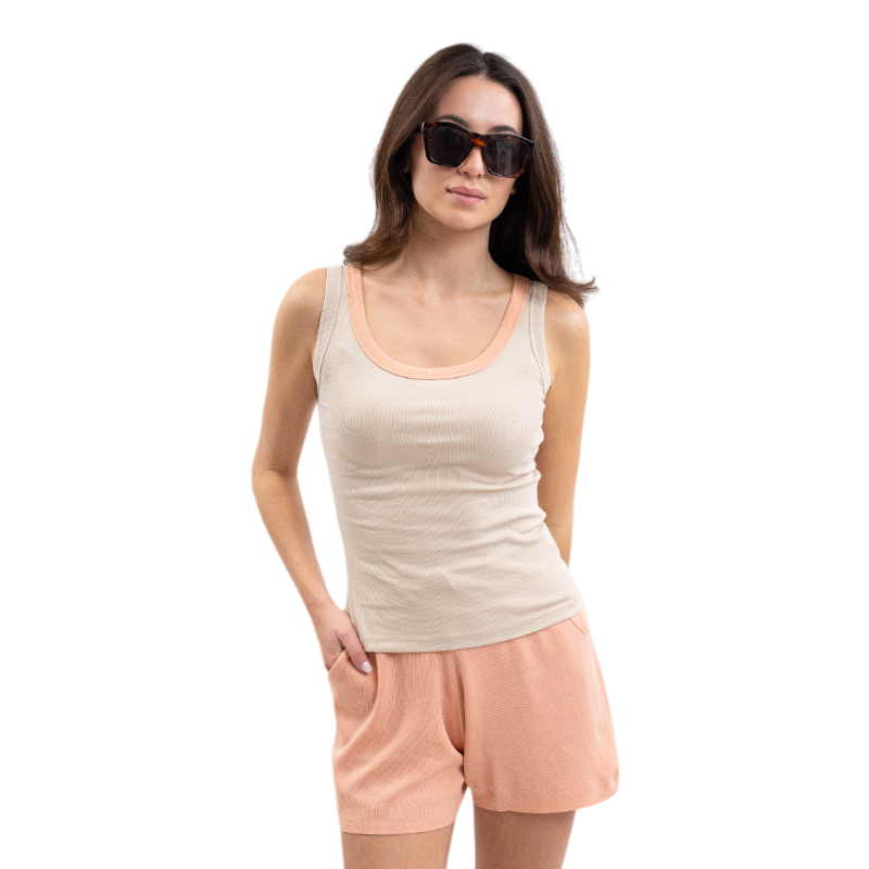 Harcour - Women's tank top Tazam linen