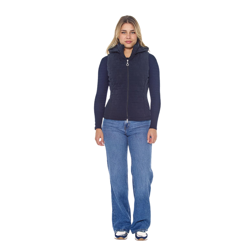 Harcour - Gilet sans manches femme Bernie marine | - Ohlala