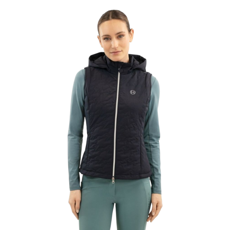 Harcour - Gilet sans manches femme Betty marine | - Ohlala
