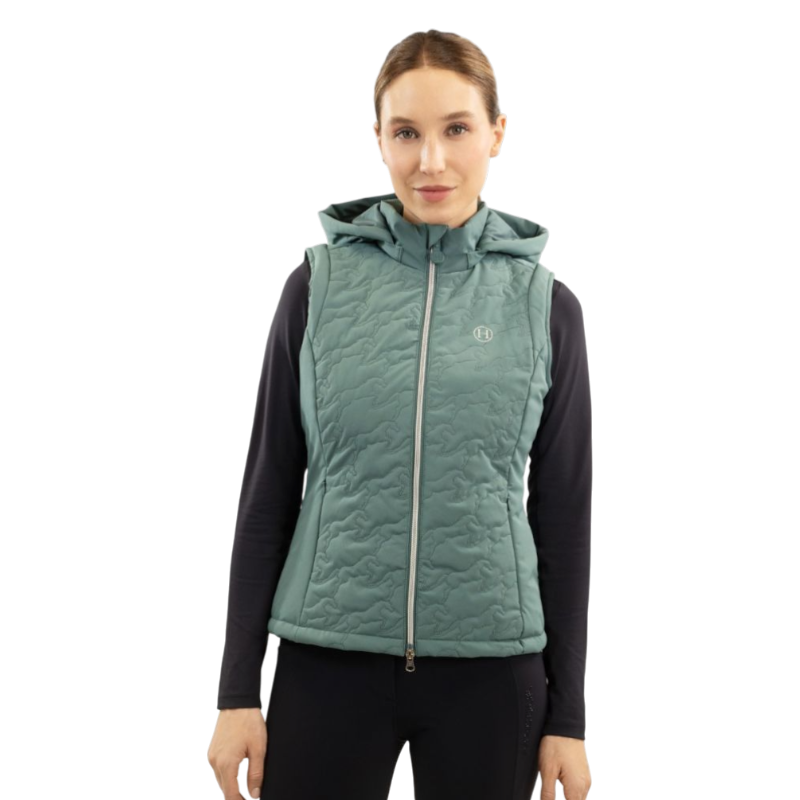 Harcour - Gilet sans manches femme Betty paon | - Ohlala