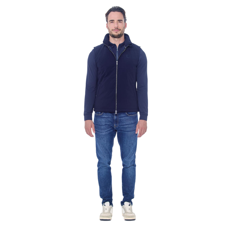 Harcour - Gilet sans manches homme Barja marine | - Ohlala