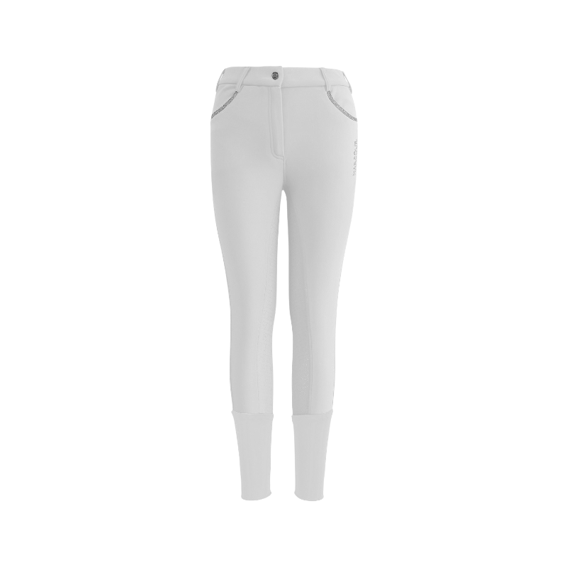 Harcour - Pantalon d'équitation femme Boogie blanc | - Ohlala
