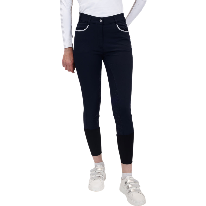 Harcour - Pantalon d'équitation femme Boogie marine | - Ohlala