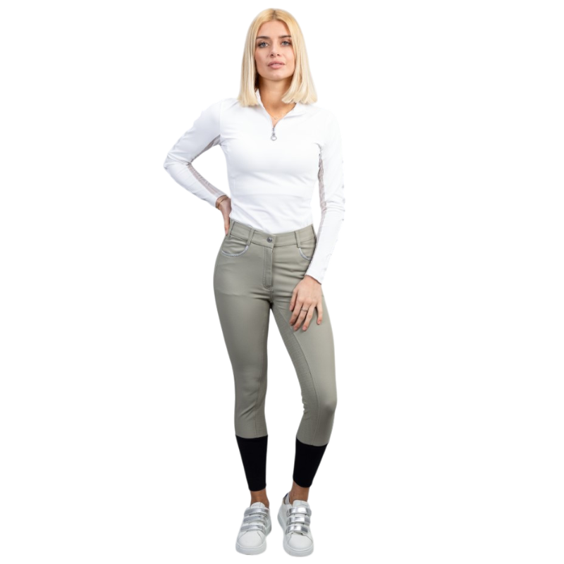 Harcour - Vrouwen rijbroek Vogue taupe