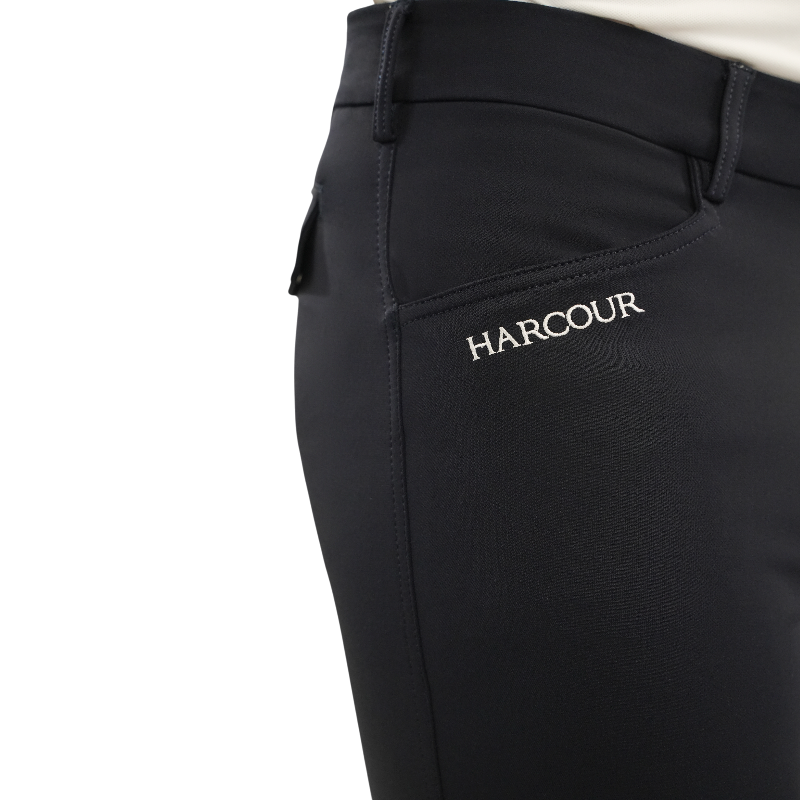 Harcour - Pantalon d'équitation homme Barmino noir | - Ohlala