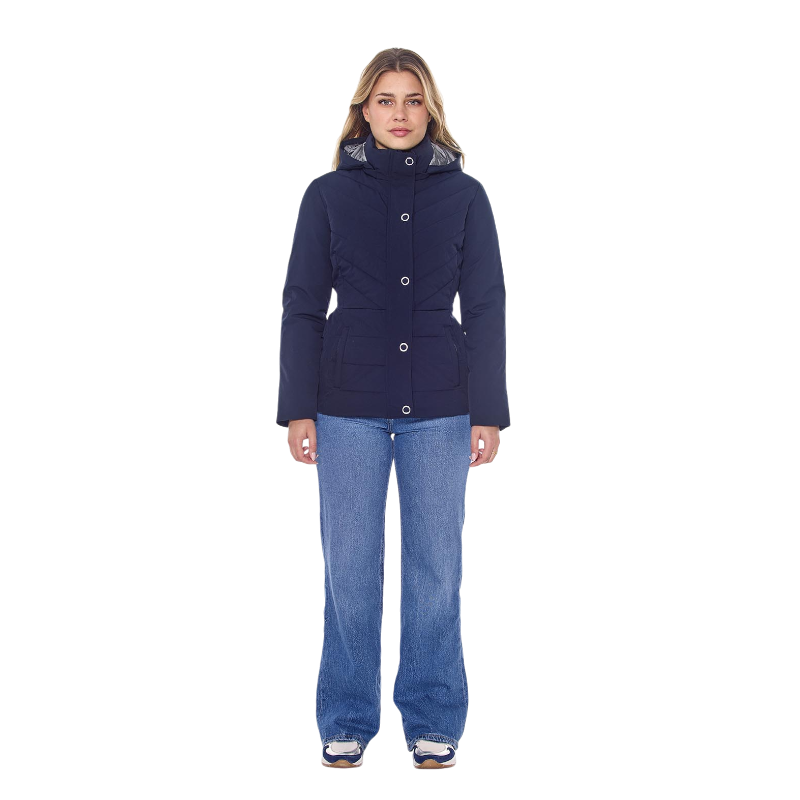 Harcour - Parka femme Jolina marine | - Ohlala